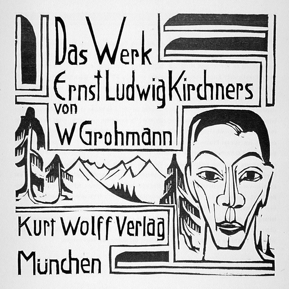 Prospectus for The work of Ernst Ludwig Kirchner by W. Grohmann by Ernst Ludwig Kirchner