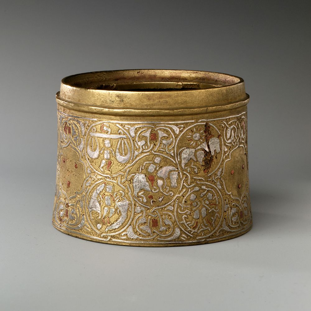 Inkwell with Twelve Zodiac Medallions