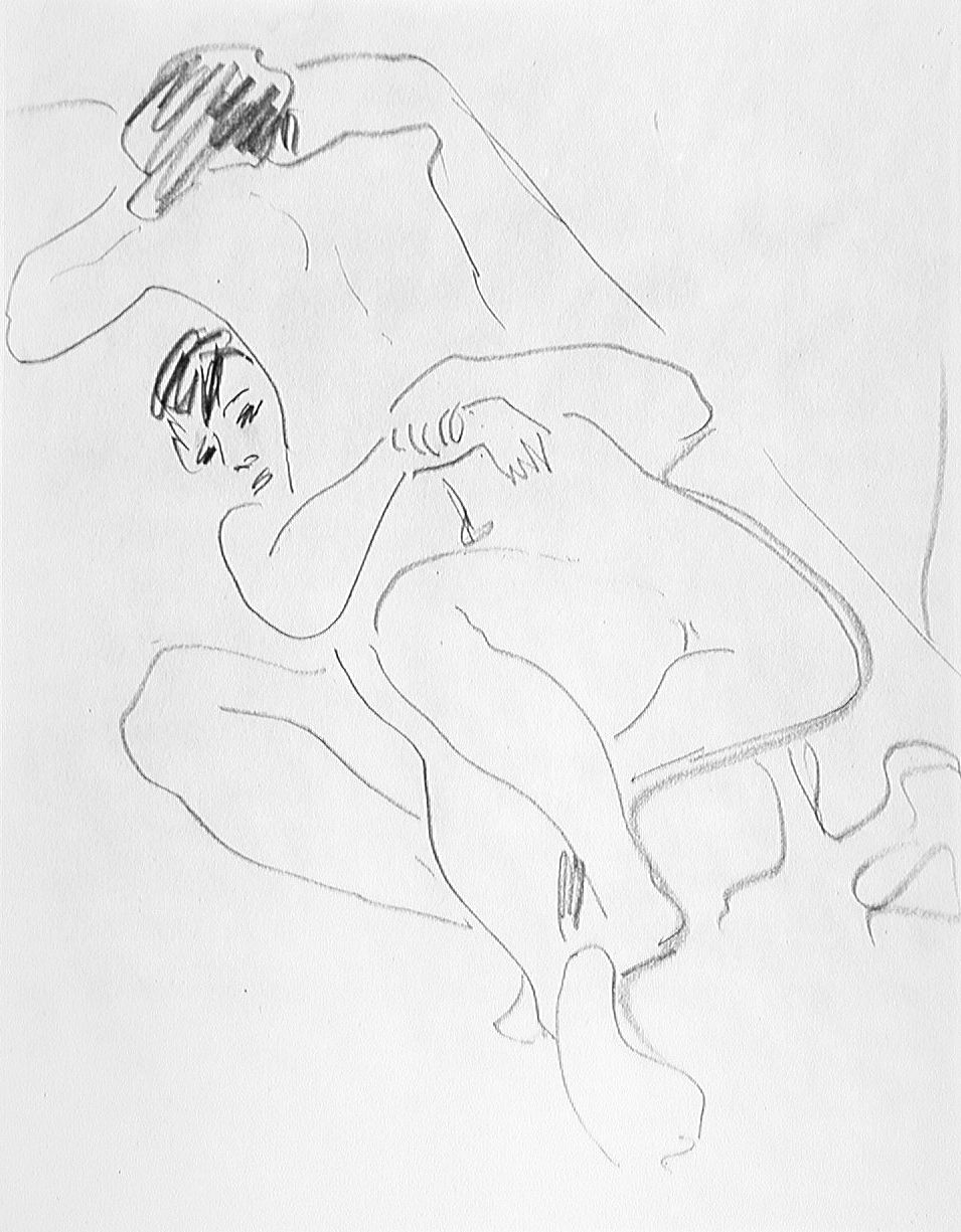 Couple (Paar) by Ernst Ludwig Kirchner