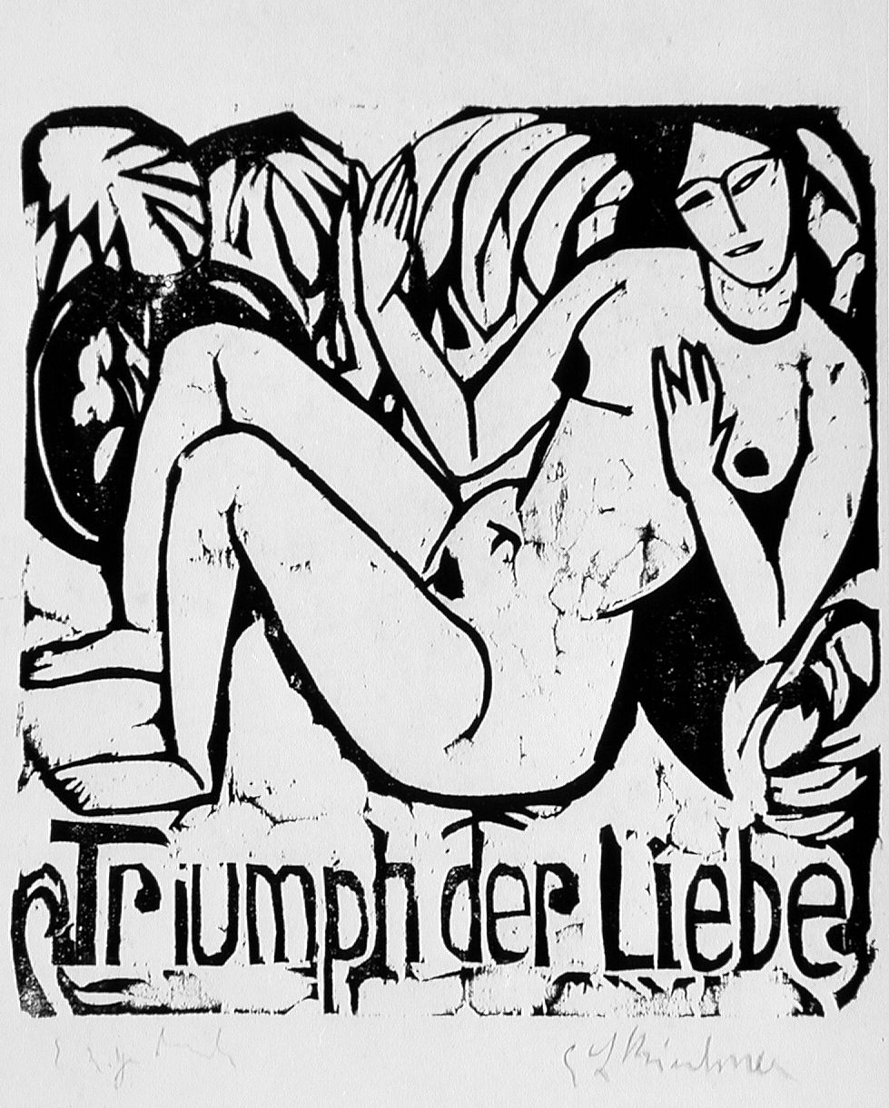 Triumph of Love (Triumph der Liebe) by Ernst Ludwig Kirchner