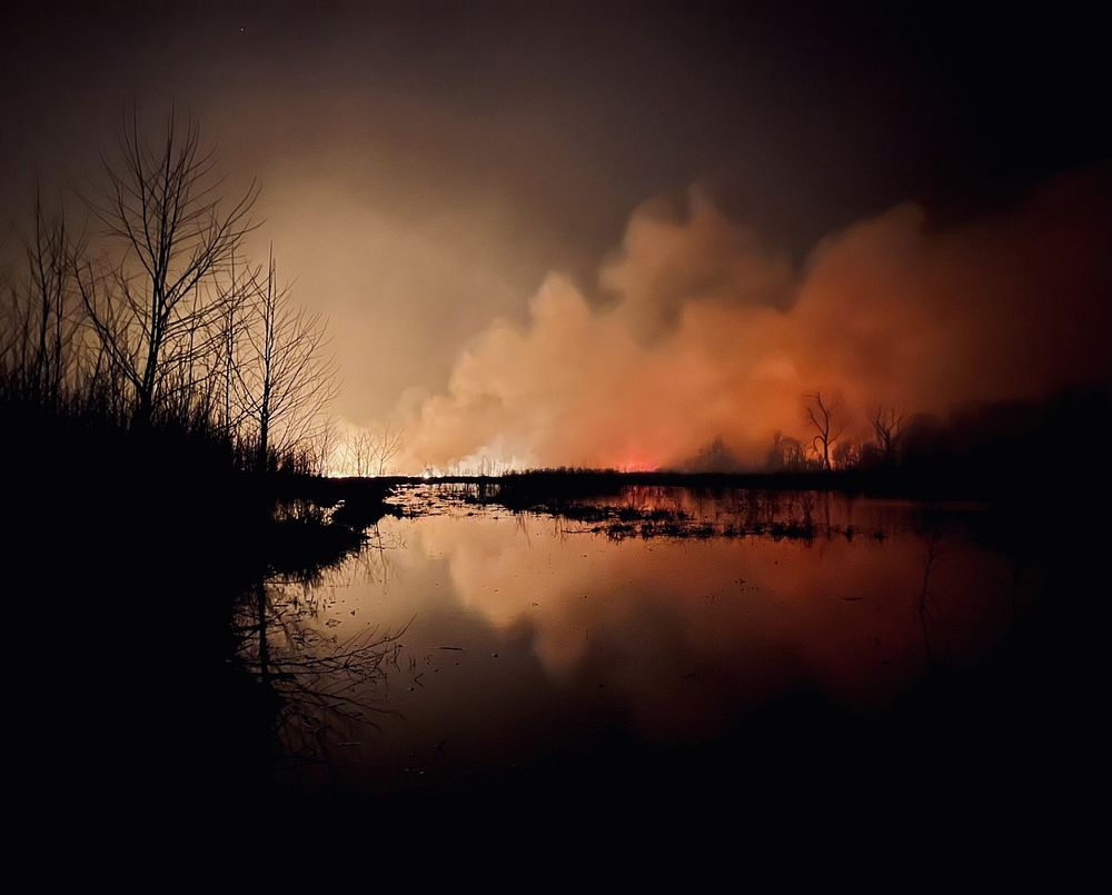 Winner - Landscape Category - USFWS 2022 Photo/Video ContestA 2022 prescribed fire at Sequoyah National Wildlife Refuge in…