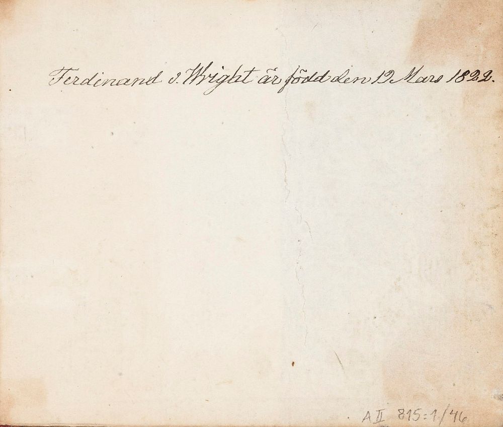Teksti: ferdinand v. wright ar fodd den 19 mars 1822., 1830part of a sketchbook
