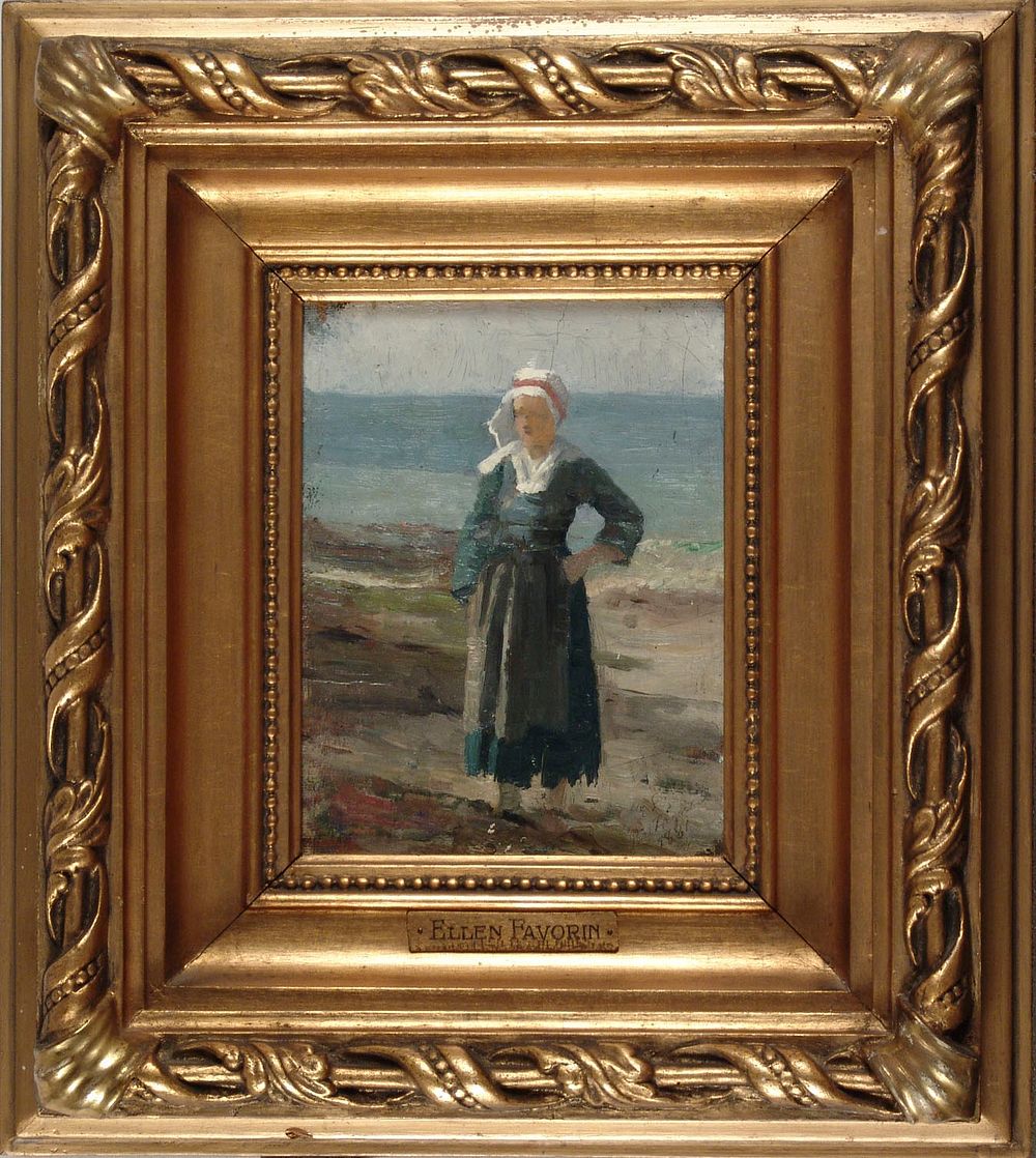 Woman on the beach, 1881