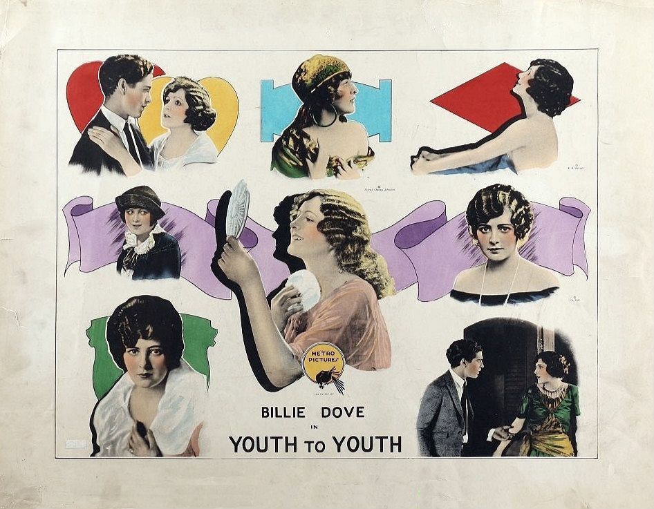 This is a lobby card for the 1922 American silent drama film Youth to Youth.