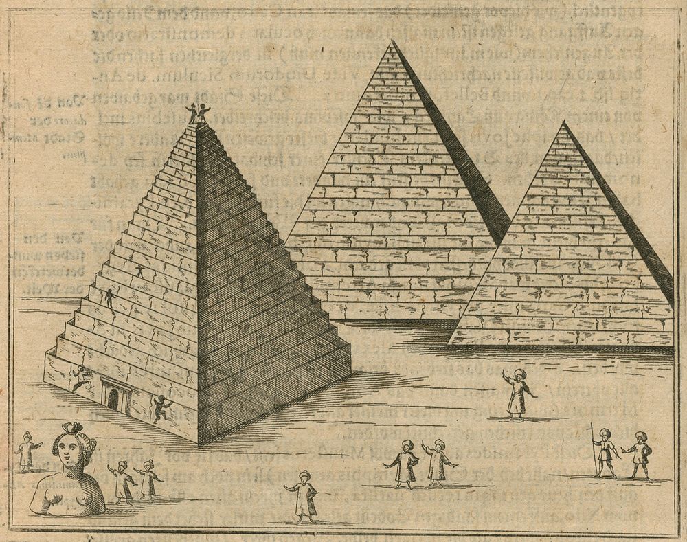 View of the Giza Pyramids View of the Spinx - Breuning Von Buchenbach Hans Jacob - 1612