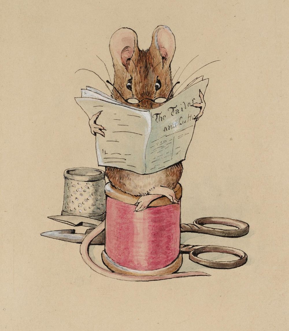 Frontispiece: The Tailor Mouse c.1902 Helen Beatrix Potter 1866-1943 Presented by Capt. K.W.G. Duke RN 1946…
