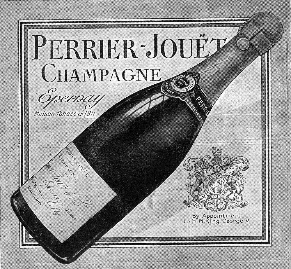 Perrier-Jouët advertisement of 1923