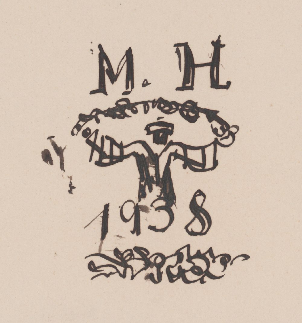 M. h. 1938 by Arnold Peter Weisz Kubínčan