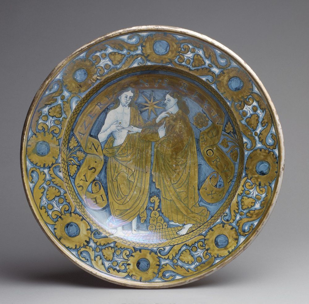 Dish with the Incredulity of St. Thomas