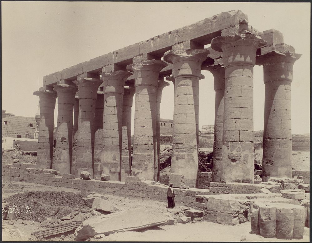 Luxor, vue du temple cote ouest