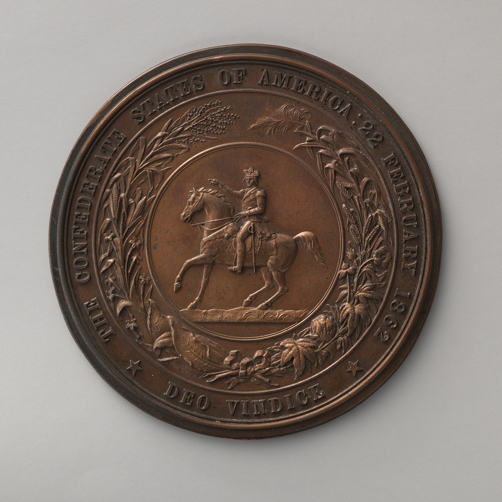 Impress of the seal of the Confederate States, 1862
