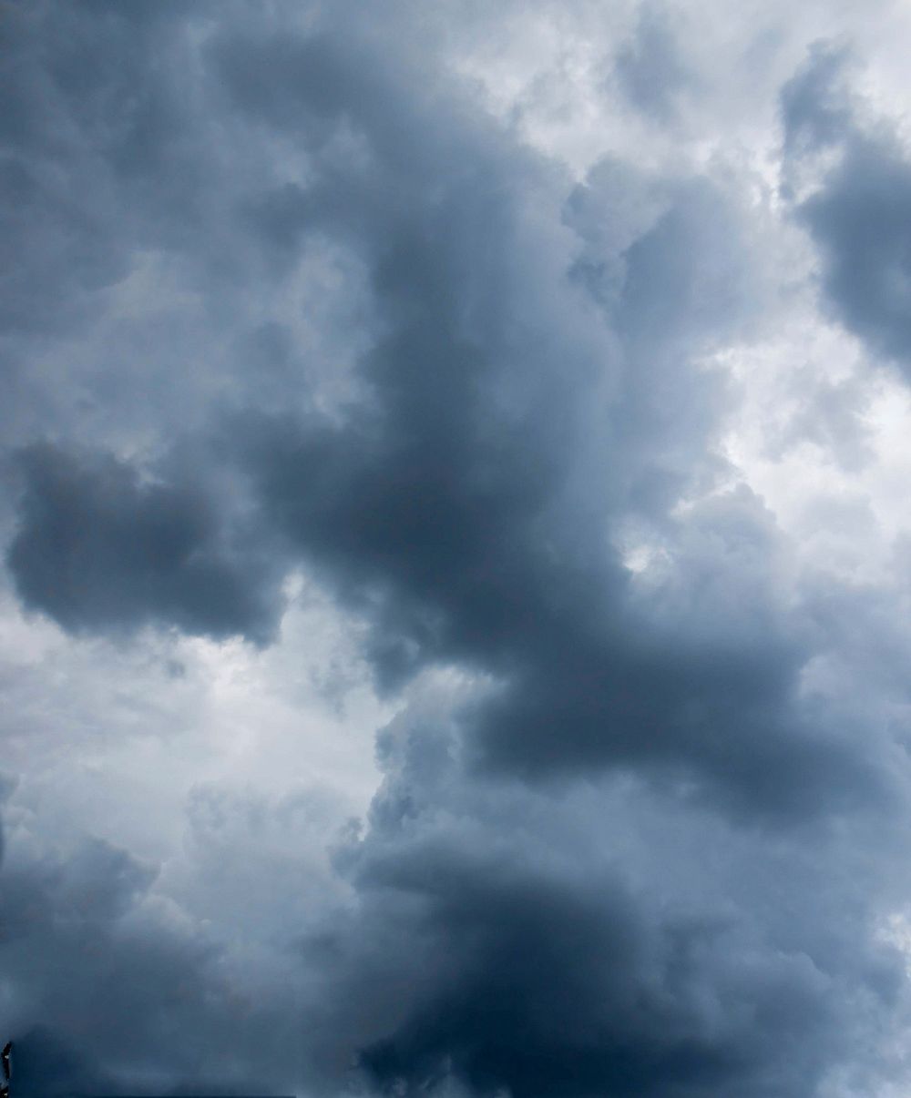 Cloudy stormy sky background. Free public domain CC0 photo.
