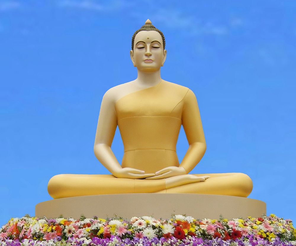 Buddha statue.  Free public domain CC0 image.