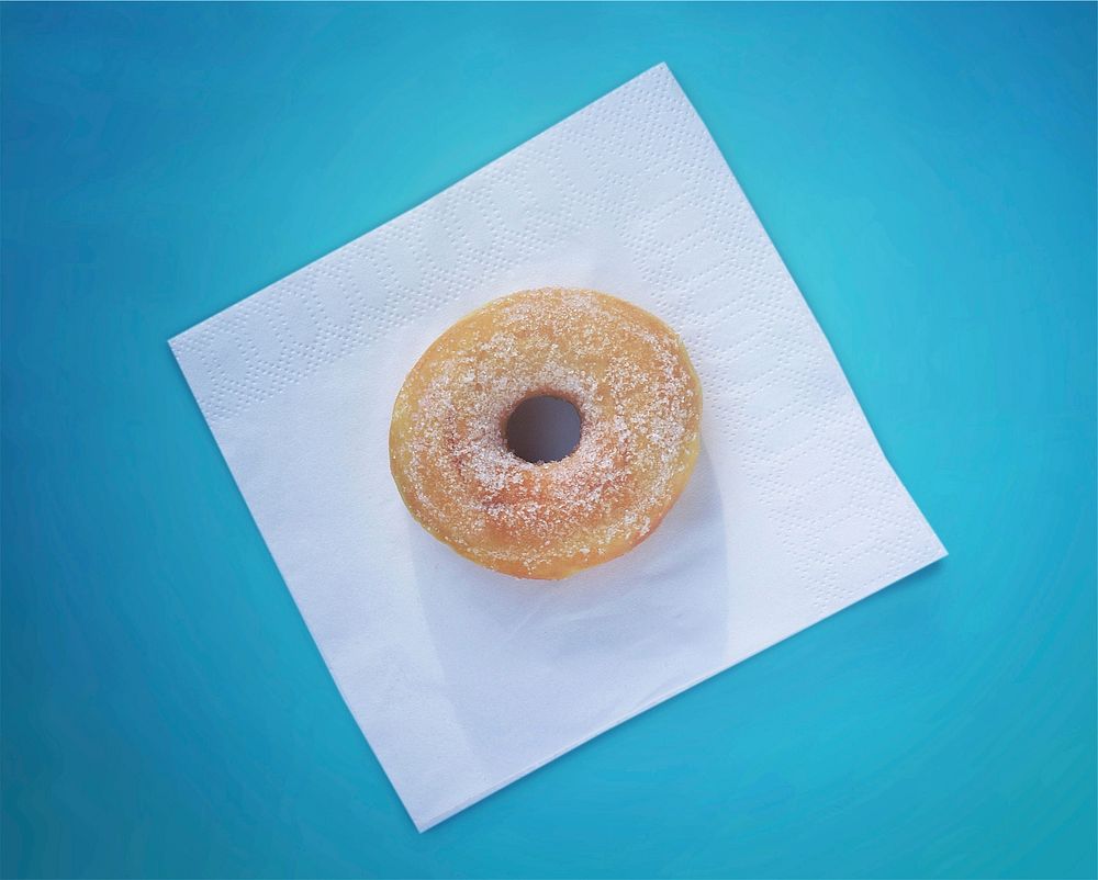 Sugar donut. Free public domain CC0 photo.