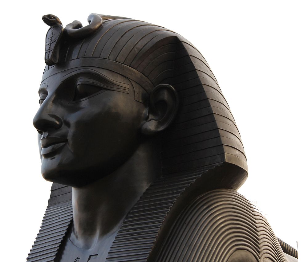 Pharaoh statue. Free public domain CC0 photo.