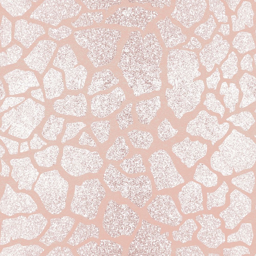 Giraffe pink seamless pattern, animal print background 