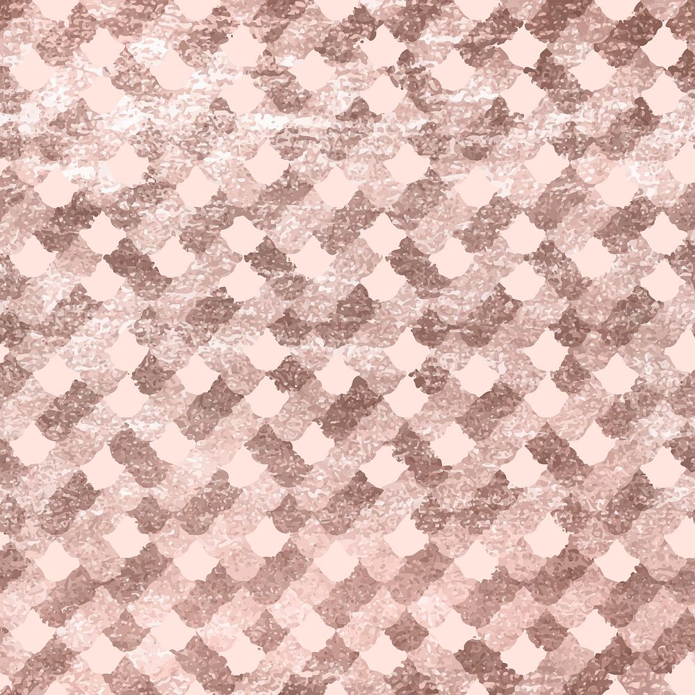 Fish skin pink seamless pattern, animal print background vector