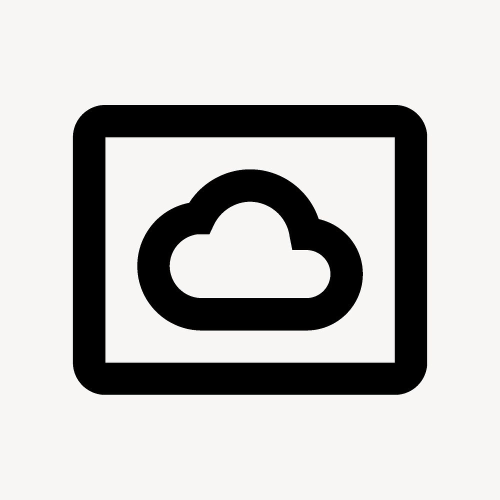 Settings System Daydream icon for apps & websites, outlined psd design