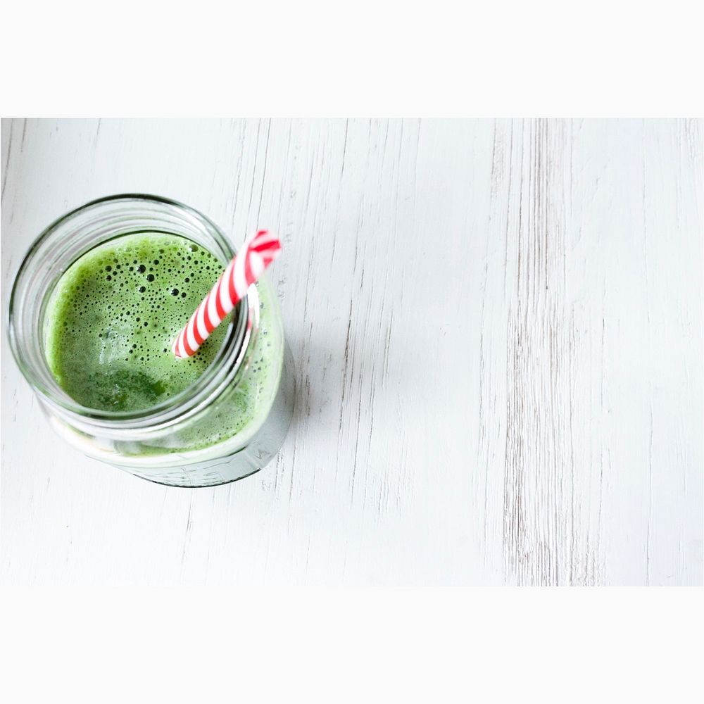Free green apple smoothie image, public domain drink CC0 photo.