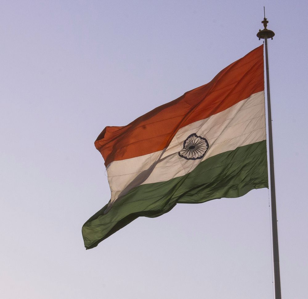 Free India flag image, public domain CC0 photo.