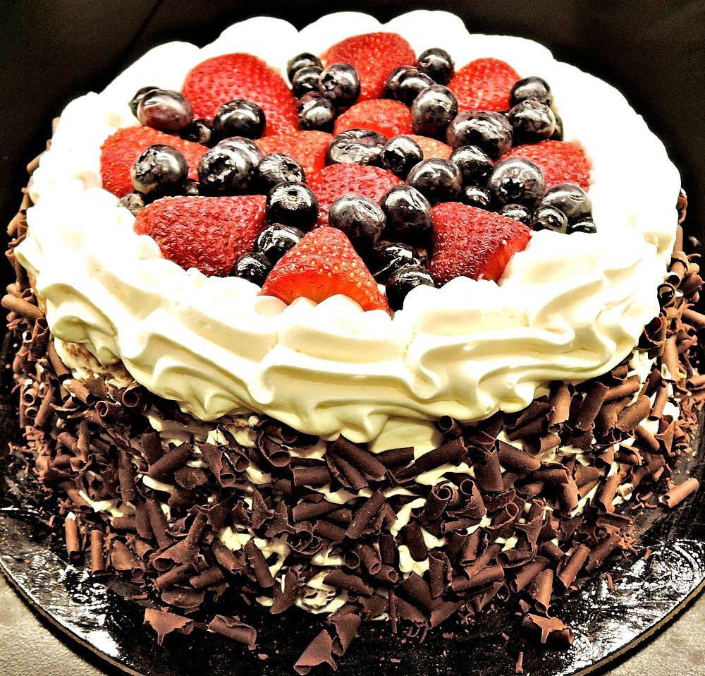 Free chocolate cake image, public domain CC0 photo.
