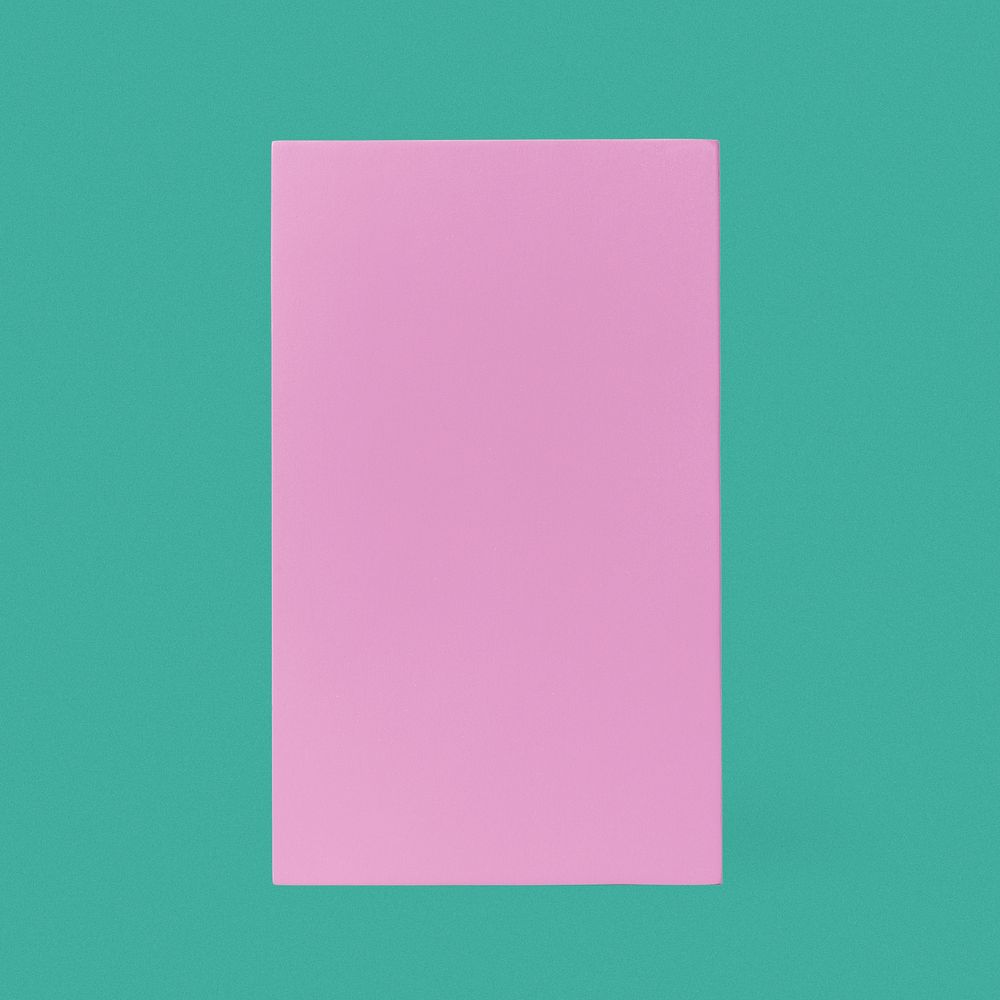 Pink rectangle shape, geometric design element