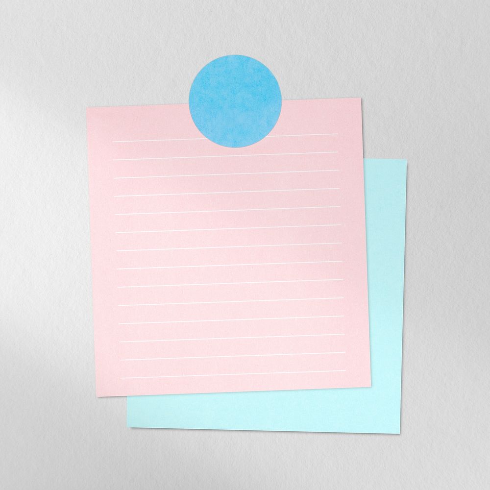 Sticky paper, cute stationery design