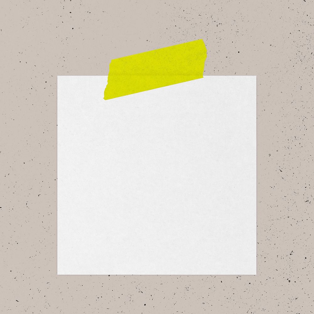 Sticky paper, simple stationery design