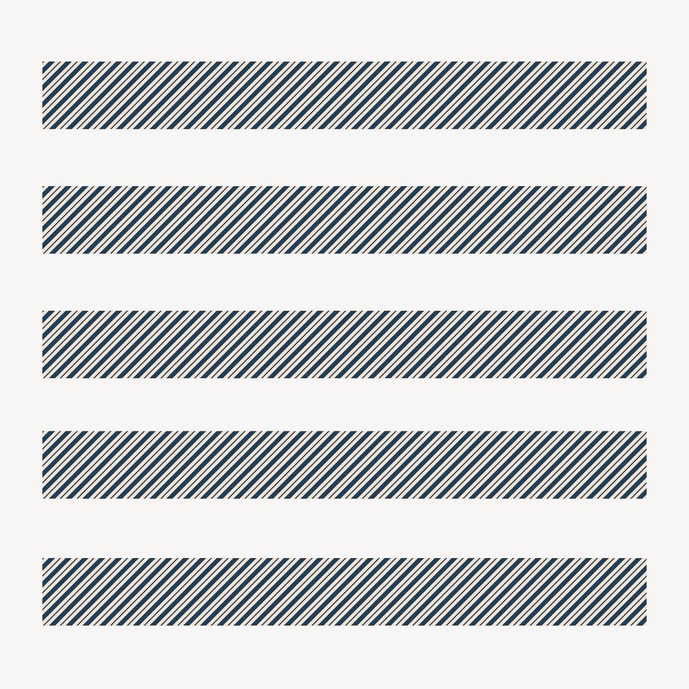 Diagonal striped pattern brush, blue hatch vector, compatible with AI