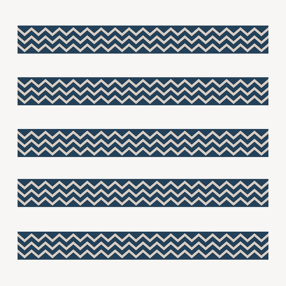 Zig-zag pattern brush, seamless design vector, compatible with AI