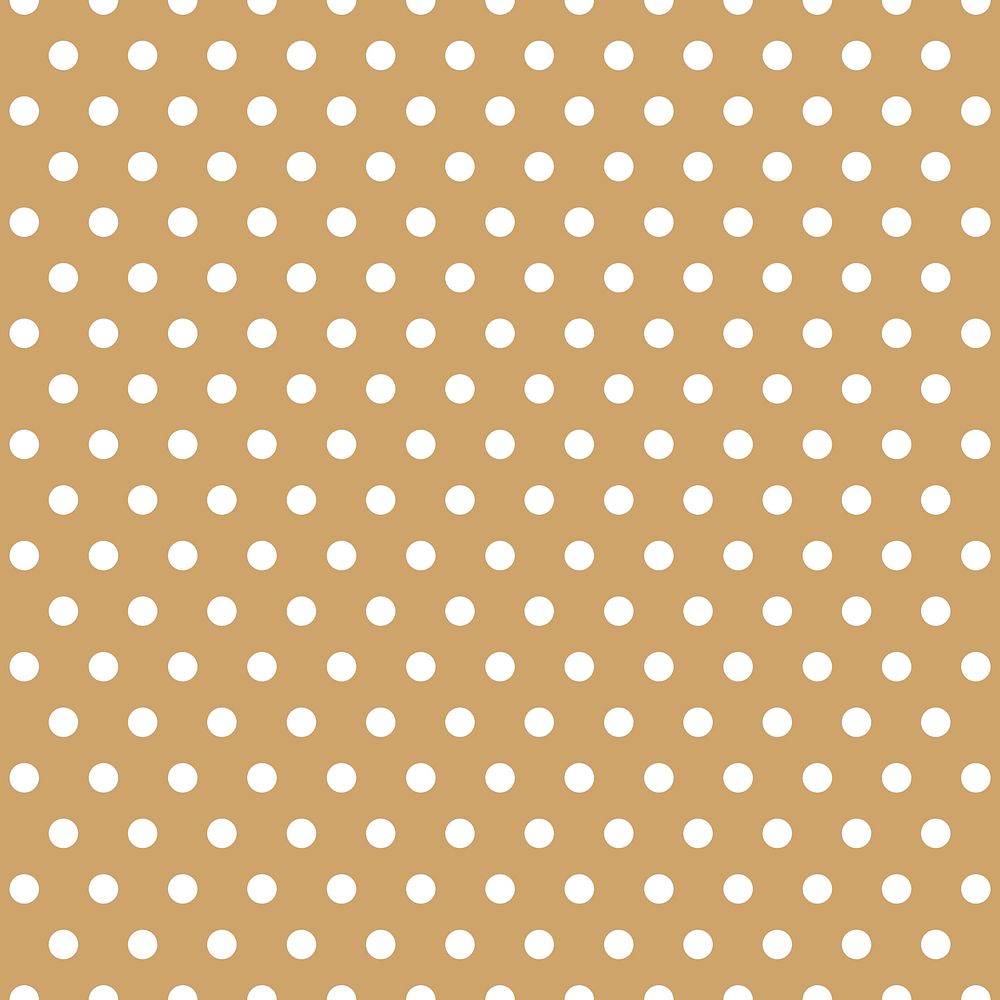 Seamless polka dot background, brown pattern