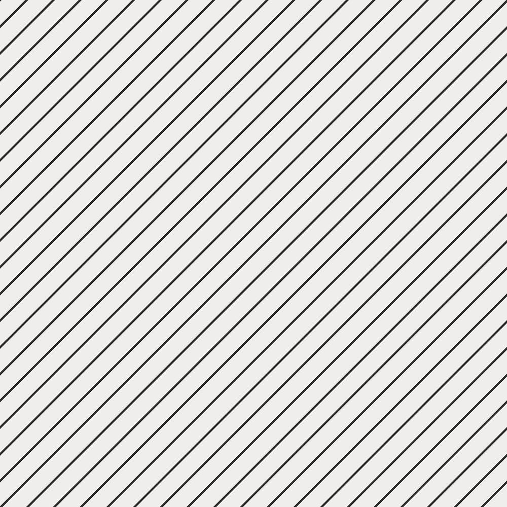 Diagonal stripes background, black seamless line pattern vector