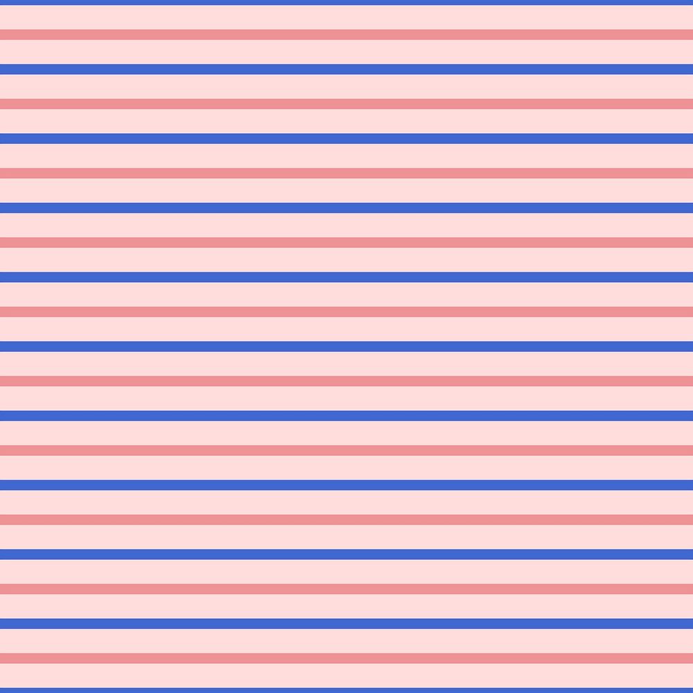 Pink line pattern background, cute feminine vector