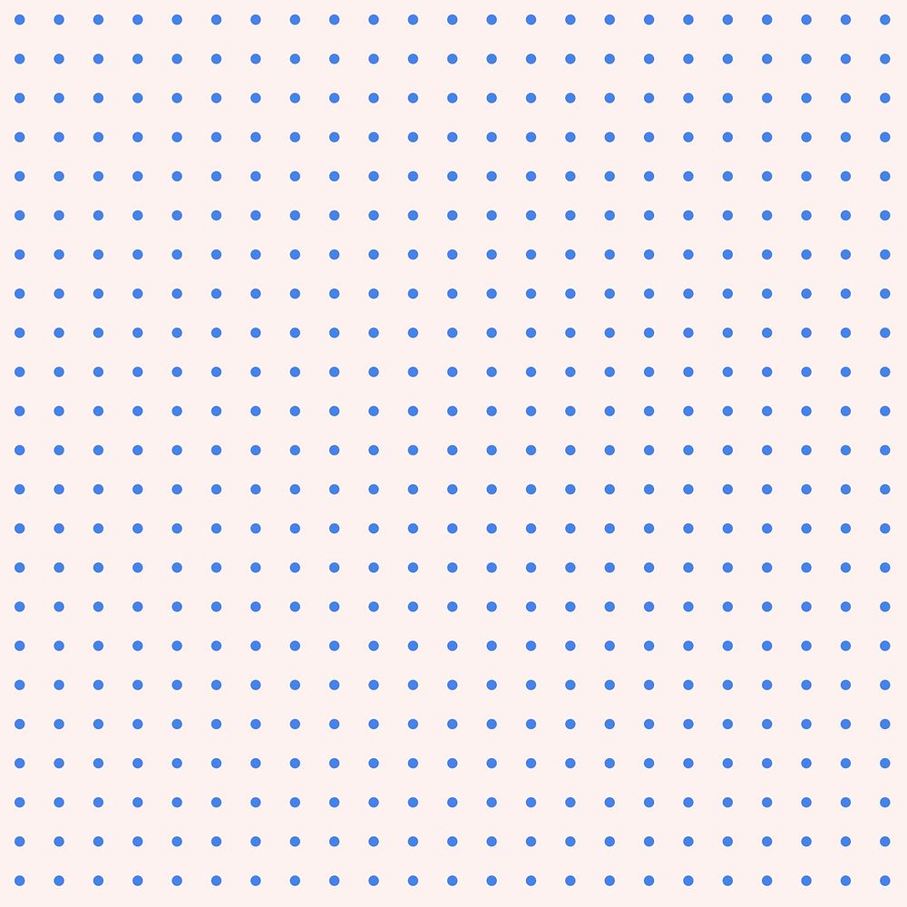 Pink polka dot background, seamless pattern vector