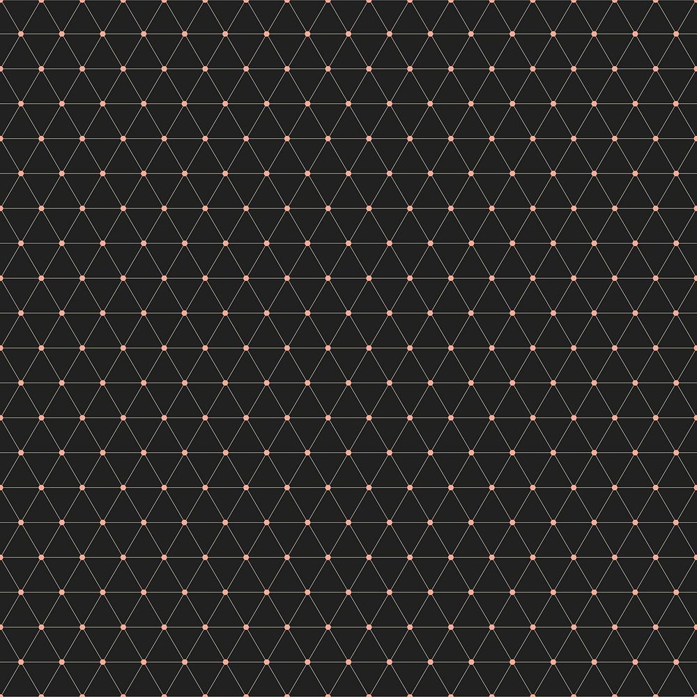 Triangle pattern background, abstract line in black vector