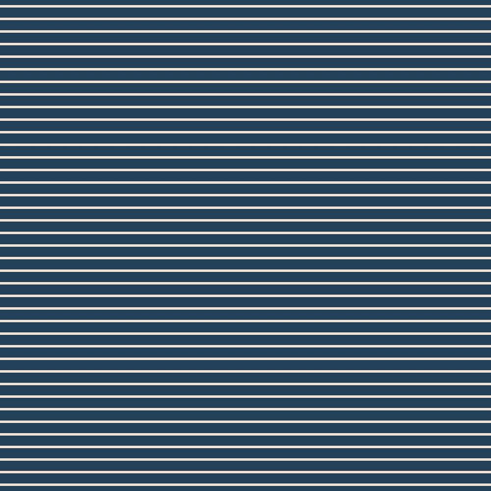 Blue striped pattern background, seamless design vector