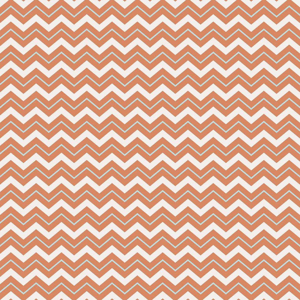 Zig-zag pattern background, orange seamless vector