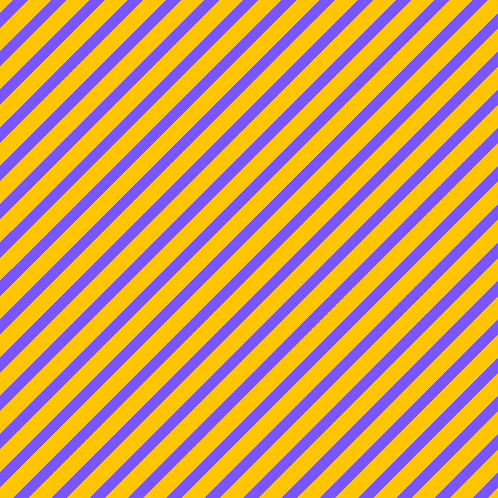 Yellow pattern background, purple striped seamless design