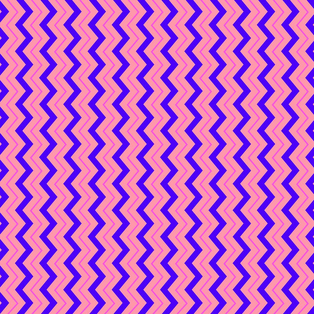Zig-zag pattern background, pink seamless vector
