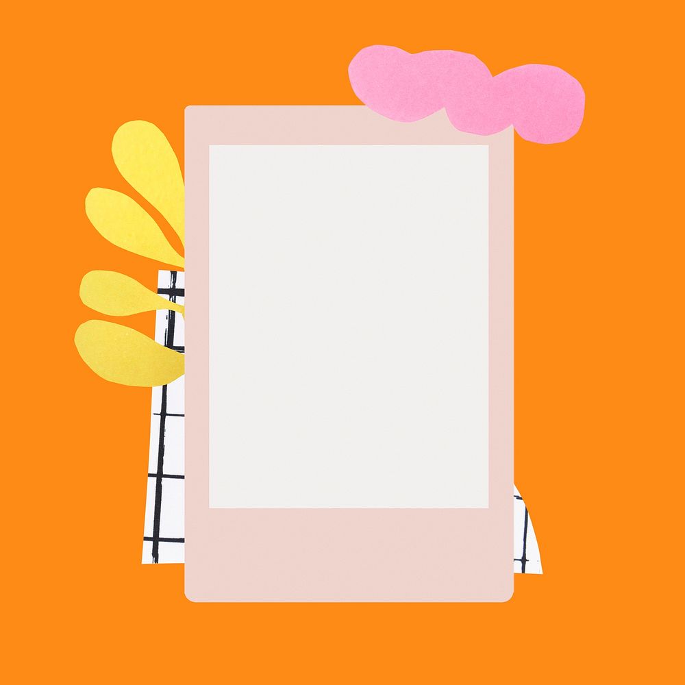 Instant photo frame sticker, cute | Premium PSD - rawpixel