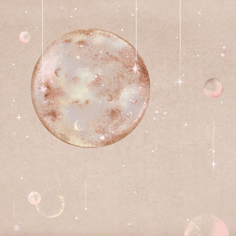Soap bubble background, pink design illustration vector
