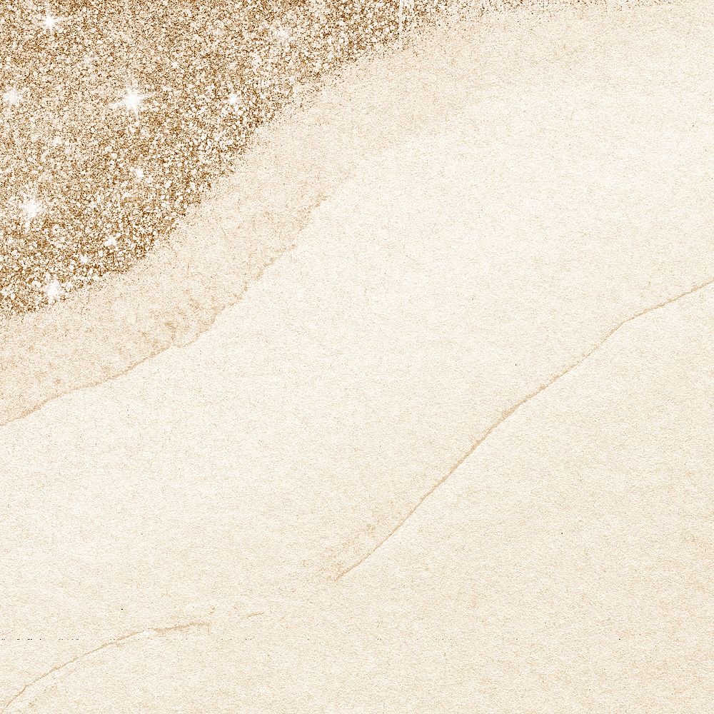 Abstract cream background, gold glitter design