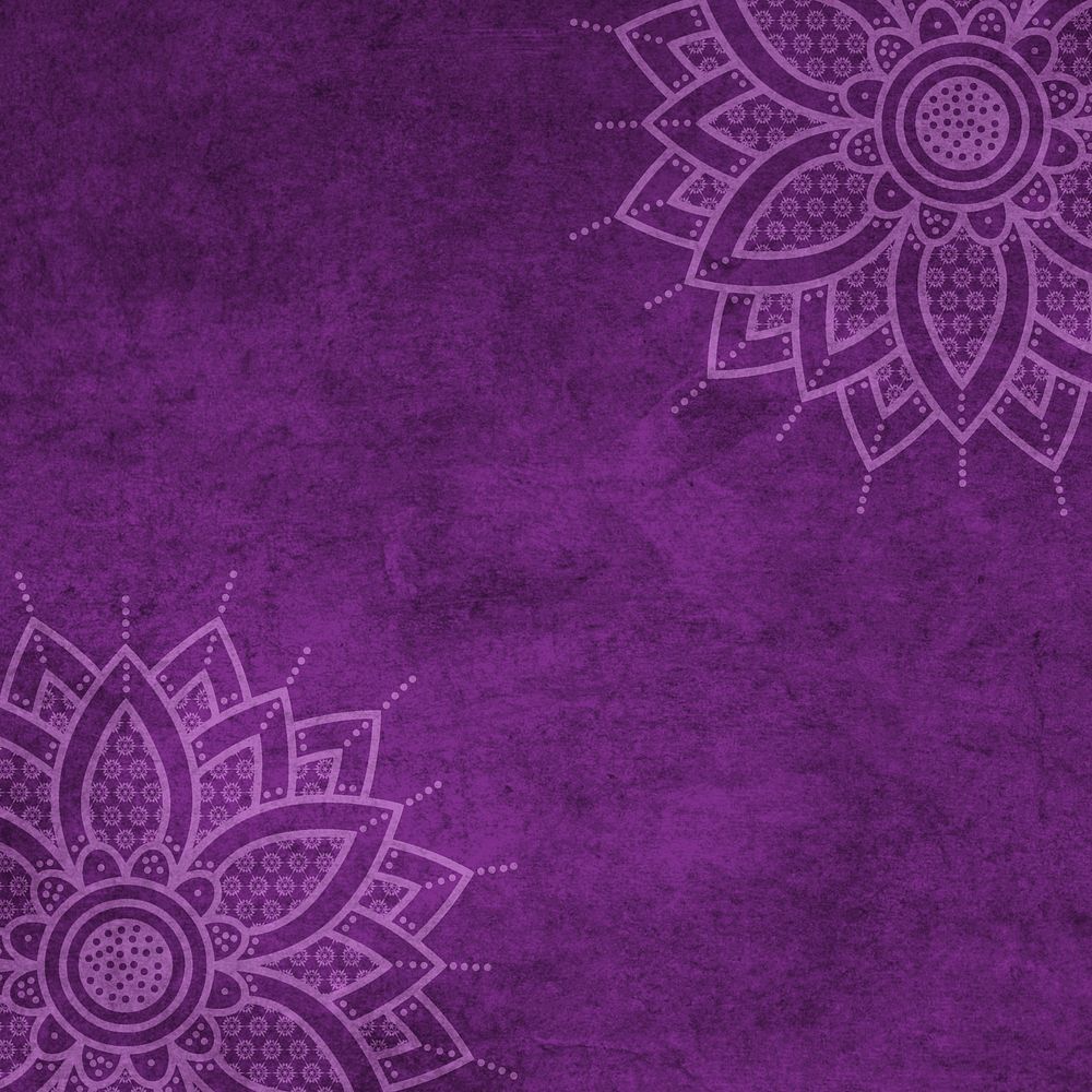Purple Mandala Background
