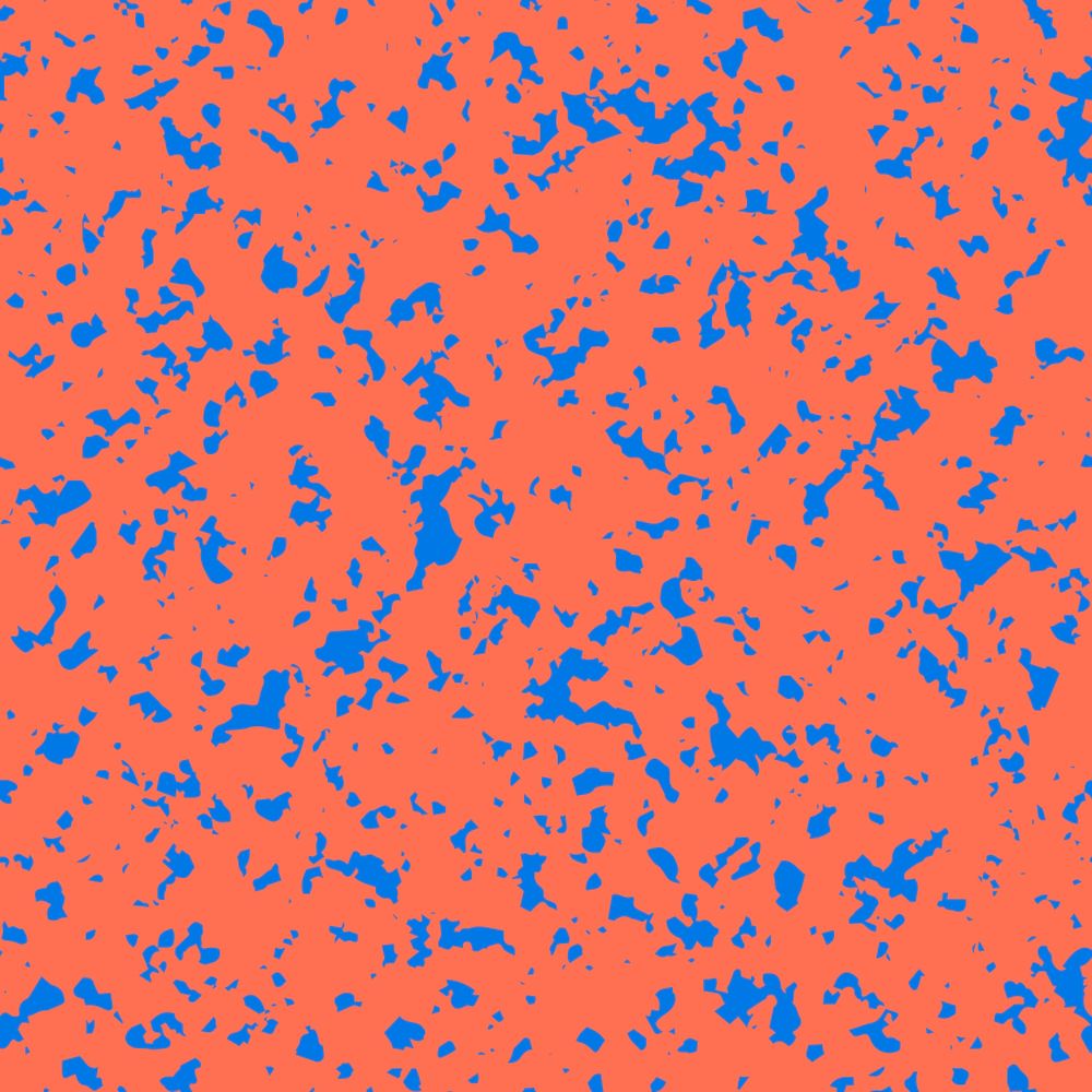 Orange blue terrazzo seamless pattern texture marble background vector