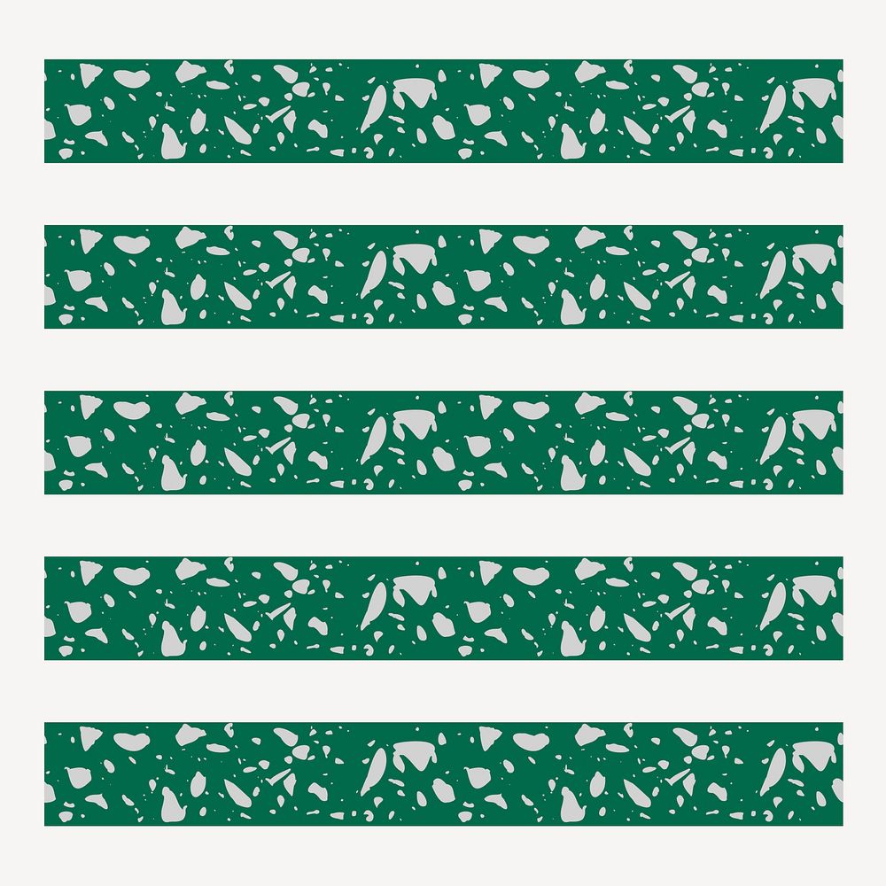 Green terrazzo illustrator pattern brush vector add-on