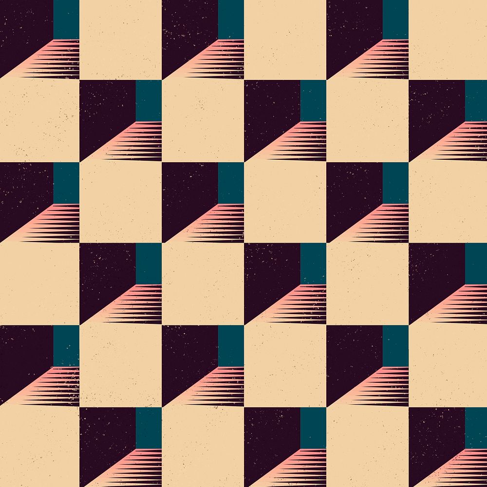 Chessboard pattern Instagram post background, abstract geometric design 