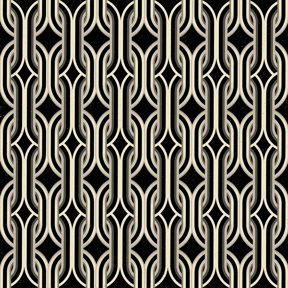 Seamless geometric background, abstract illusion pattern design 