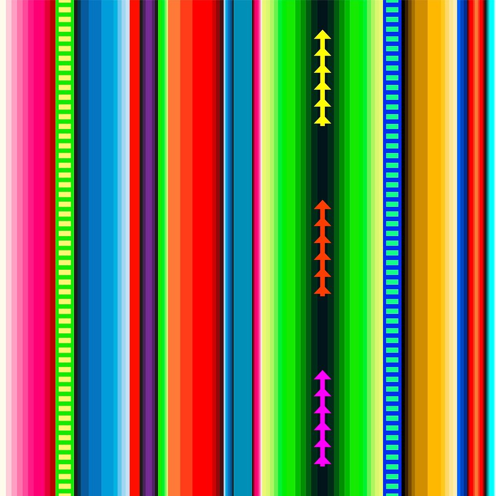 Mexican stripe seamless pattern background