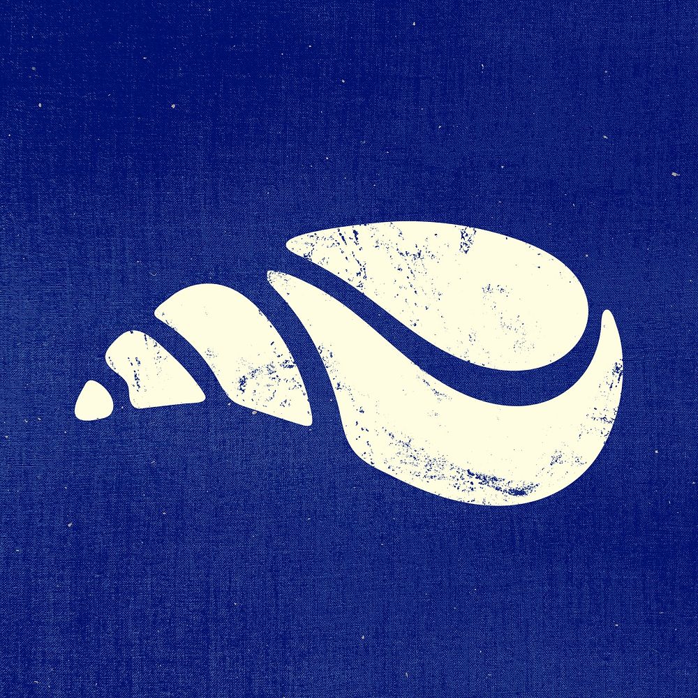 Seashell clipart, conch marine life graphic