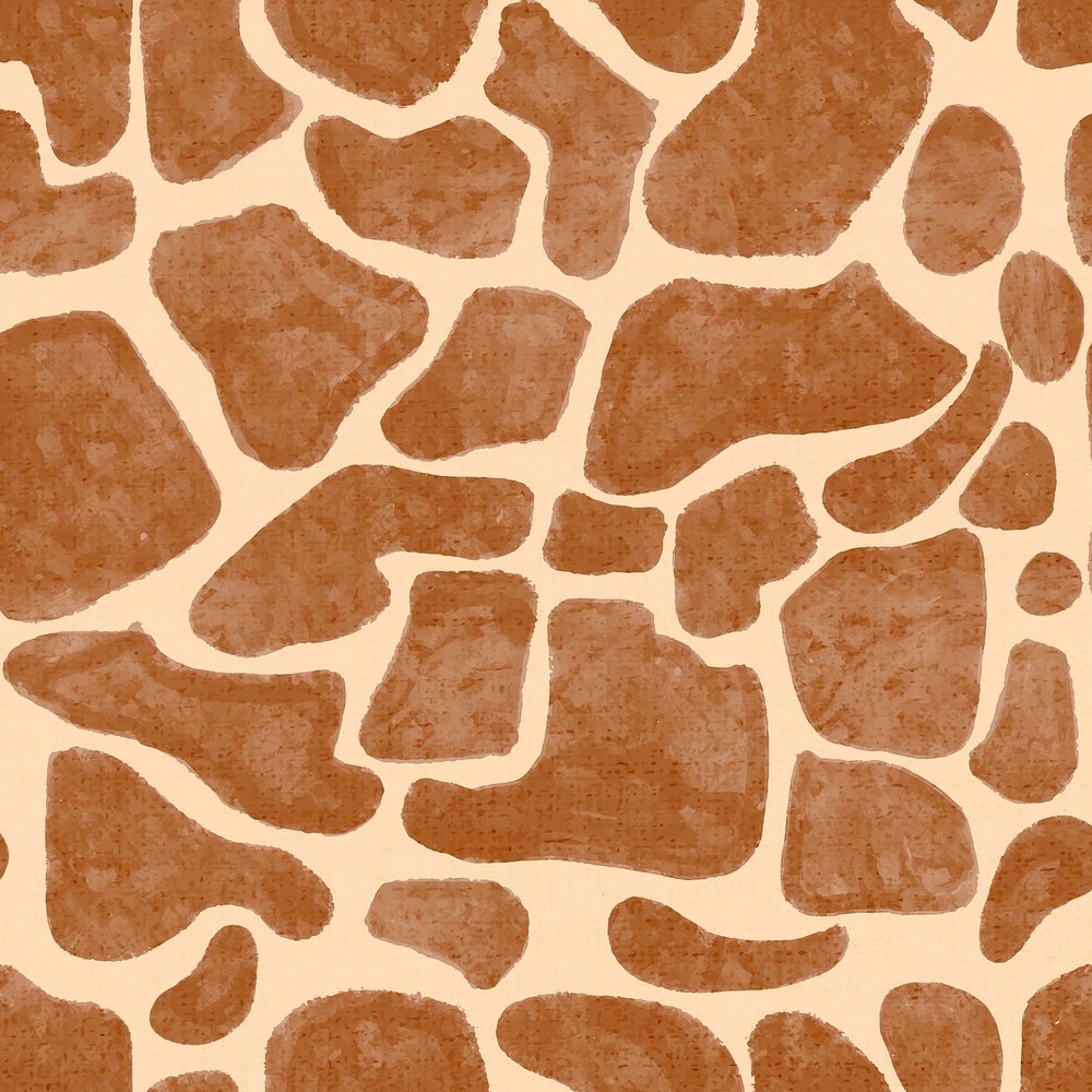 Brown giraffe pattern background seamless Instagram post
